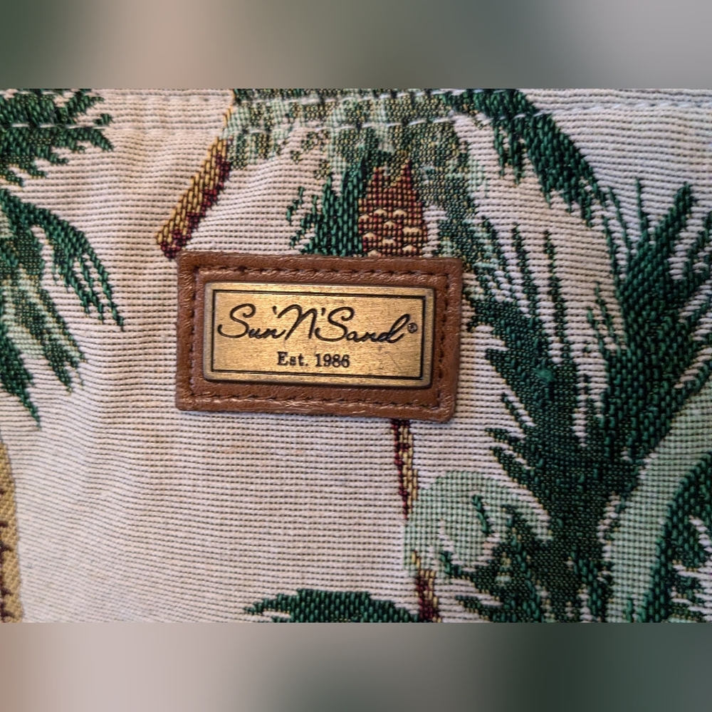 Palm Tree Print tote Bag - Picture 6 of 9